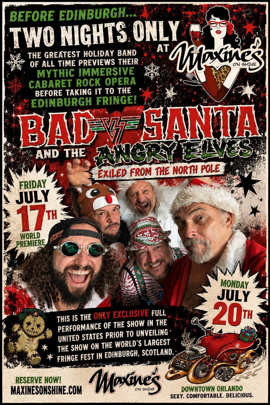 Bad Santa at Maxine's on Shine